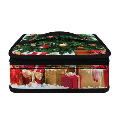 Christmas Tree And Snow Print Small Lunch Bag