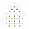 Christmas Tree And Star Pattern Print Adjustable Apron