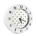 Christmas Tree And Star Pattern Print Alarm Clock