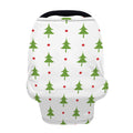 Christmas Tree And Star Pattern Print Baby Seat Cover