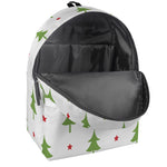 Christmas Tree And Star Pattern Print Backpack