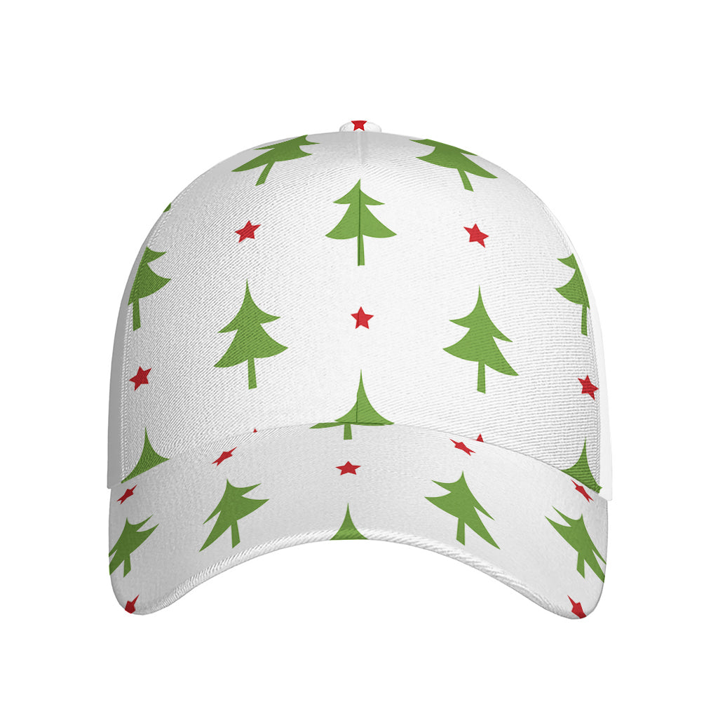 Christmas Tree And Star Pattern Print Baseball Cap