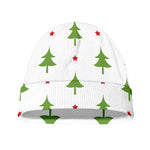 Christmas Tree And Star Pattern Print Beanie