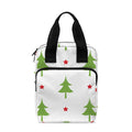 Christmas Tree And Star Pattern Print Bible Tote Bag