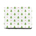 Christmas Tree And Star Pattern Print Bifold Wallet