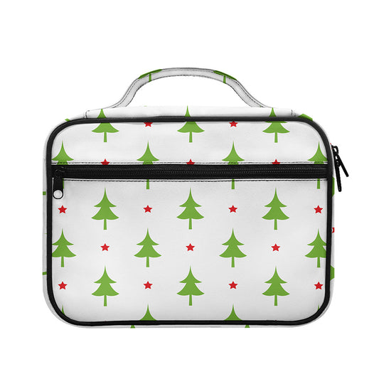 Christmas Tree And Star Pattern Print Briefcase Bible Bag