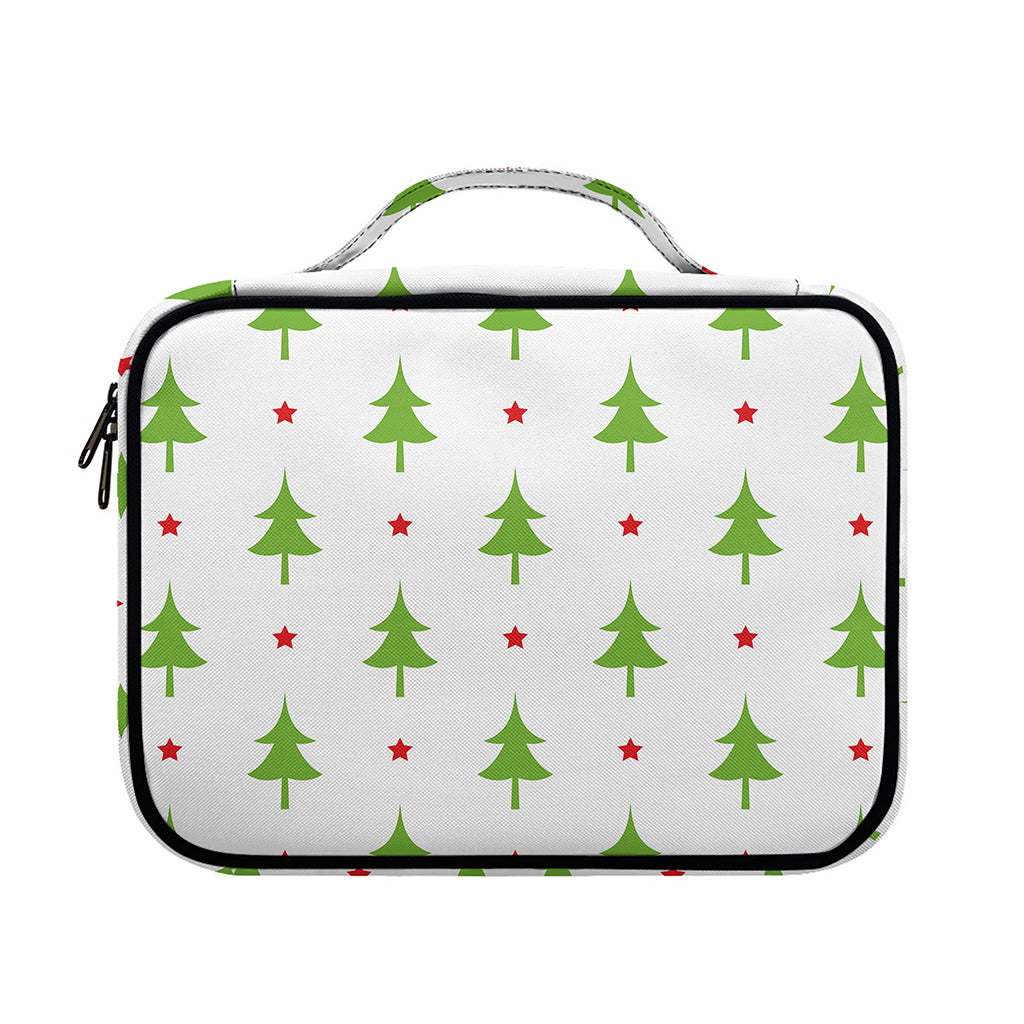 Christmas Tree And Star Pattern Print Briefcase Bible Bag