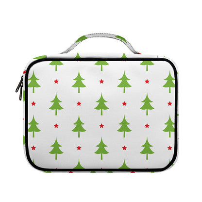 Christmas Tree And Star Pattern Print Briefcase Bible Bag
