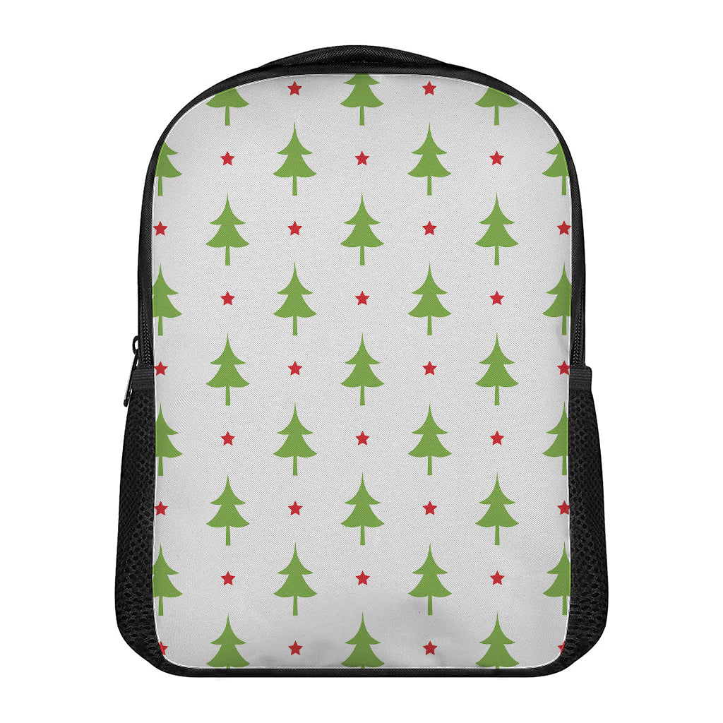 Christmas Tree And Star Pattern Print Casual Backpack