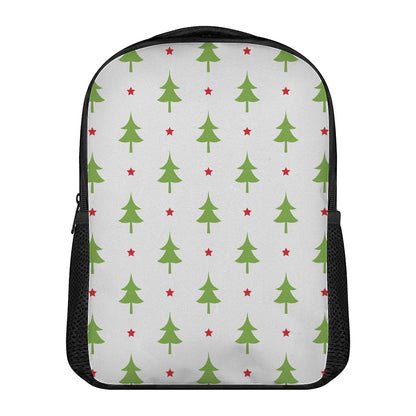 Christmas Tree And Star Pattern Print Casual Backpack