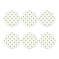 Christmas Tree And Star Pattern Print Coaster Set