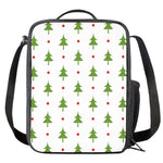 Christmas Tree And Star Pattern Print Crossbody Lunch Bag