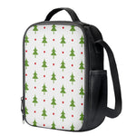 Christmas Tree And Star Pattern Print Crossbody Lunch Bag
