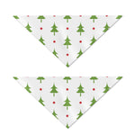 Christmas Tree And Star Pattern Print Dog Bandana