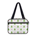 Christmas Tree And Star Pattern Print Double Strap Bible Bag