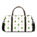 Christmas Tree And Star Pattern Print Duffel Bag