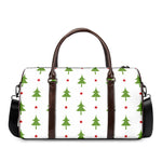 Christmas Tree And Star Pattern Print Duffle Bag