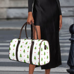 Christmas Tree And Star Pattern Print Duffle Bag