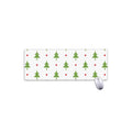 Christmas Tree And Star Pattern Print Extended Mouse Pad