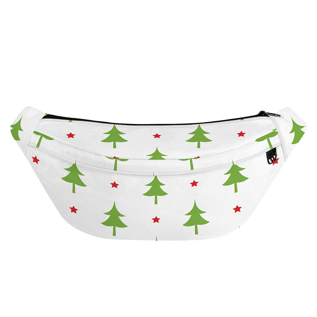 Christmas Tree And Star Pattern Print Fanny Pack