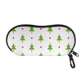 Christmas Tree And Star Pattern Print Glasses Case