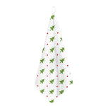 Christmas Tree And Star Pattern Print Hand Towel