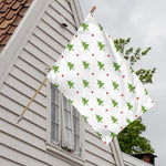 Christmas Tree And Star Pattern Print House Flag