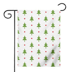 Christmas Tree And Star Pattern Print House Flag