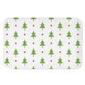 Christmas Tree And Star Pattern Print Indoor Door Mat