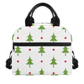 Christmas Tree And Star Pattern Print Insulated Lunch Bag