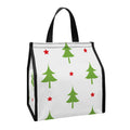 Christmas Tree And Star Pattern Print Insulated Lunch Tote