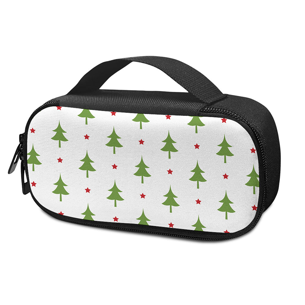 Christmas Tree And Star Pattern Print Insulin Cooler Travel Case