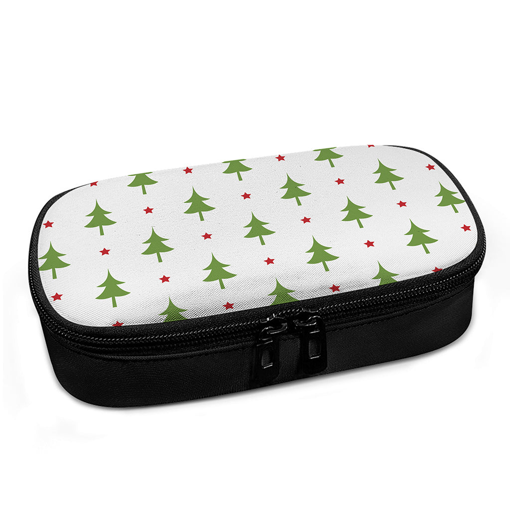 Christmas Tree And Star Pattern Print Insulin Cooler Travel Case