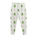 Christmas Tree And Star Pattern Print Jogger Pants