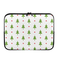 Christmas Tree And Star Pattern Print Laptop Sleeve