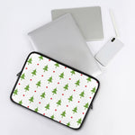 Christmas Tree And Star Pattern Print Laptop Sleeve
