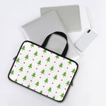 Christmas Tree And Star Pattern Print Laptop Sleeve With Handle