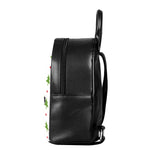 Christmas Tree And Star Pattern Print Leather Backpack