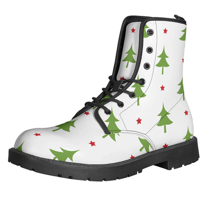 Christmas Tree And Star Pattern Print Backpack