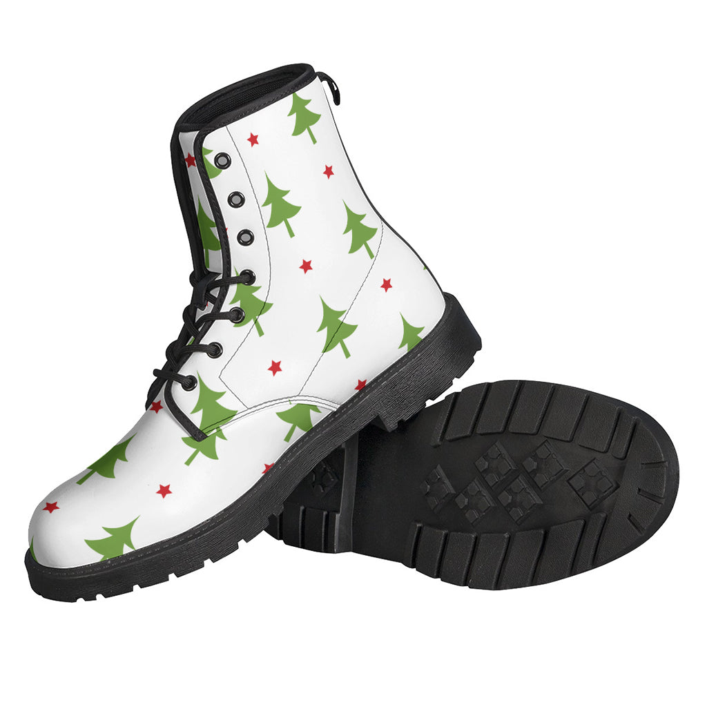 Christmas Tree And Star Pattern Print Backpack