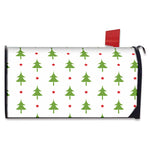 Christmas Tree And Star Pattern Print Mailbox Cover