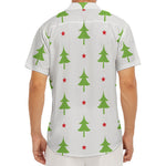 Christmas Tree And Star Pattern Print Men's Deep V-Neck Shirt