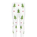 Christmas Tree And Star Pattern Print Men's Leggings