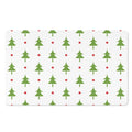 Christmas Tree And Star Pattern Print Polyester Doormat