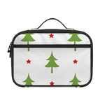 Christmas Tree And Star Pattern Print Portable Lunch Bag