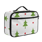 Christmas Tree And Star Pattern Print Portable Lunch Bag