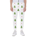 Christmas Tree And Star Pattern Print Joggers