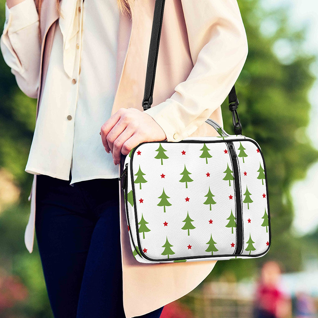 Christmas Tree And Star Pattern Print Shoulder Strap Bible Bag