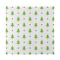 Christmas Tree And Star Pattern Print Silk Bandana