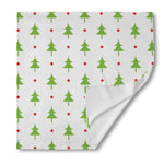 Christmas Tree And Star Pattern Print Silk Bandana